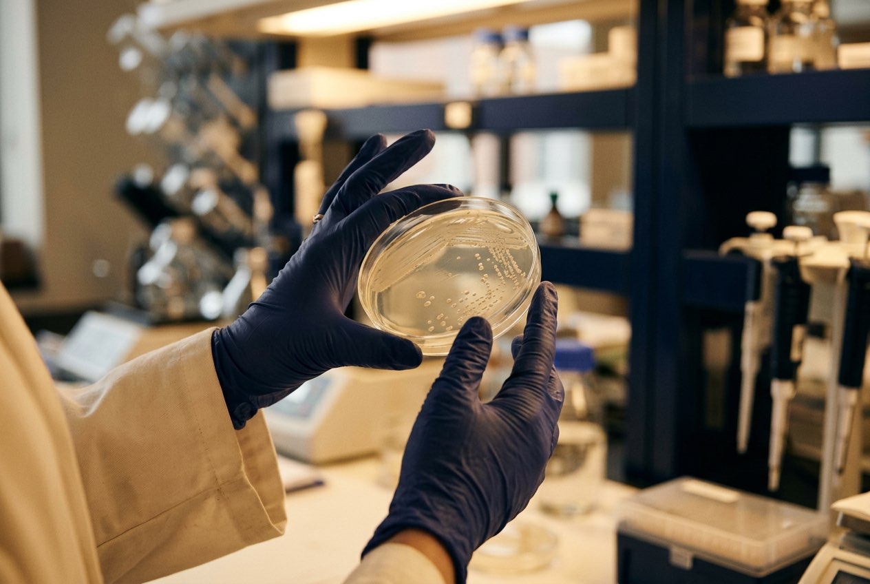 Analyses microbiologiques en laboratoire
